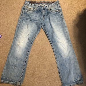 men’s rock revival jeans